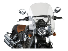 National Cycle Spartan Windshield Height: 16,25", Width: 18" Clear National Cycle Default Title