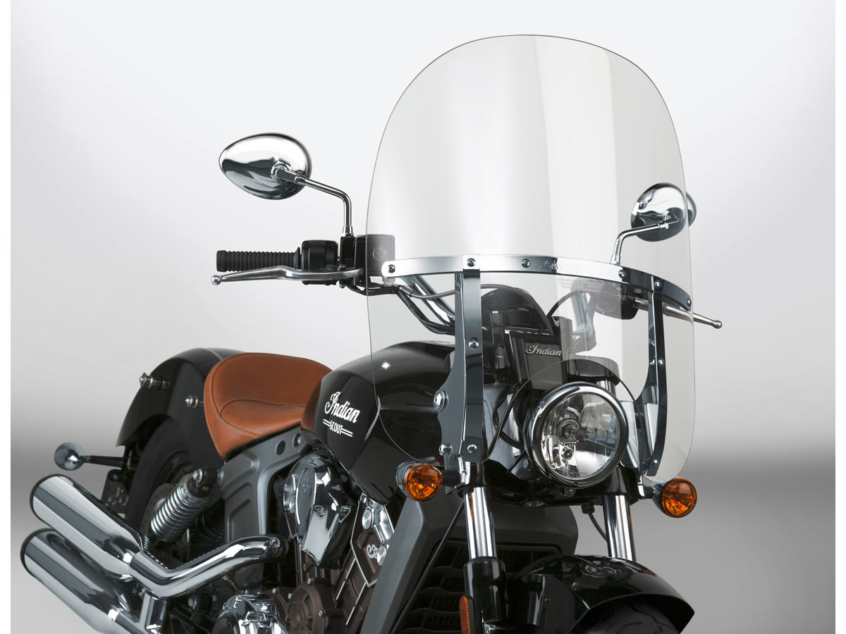National Cycle Switch Blade 2 Up Quick Release Windshield Height: 26", Width: 23" Clear National Cycle Default Title