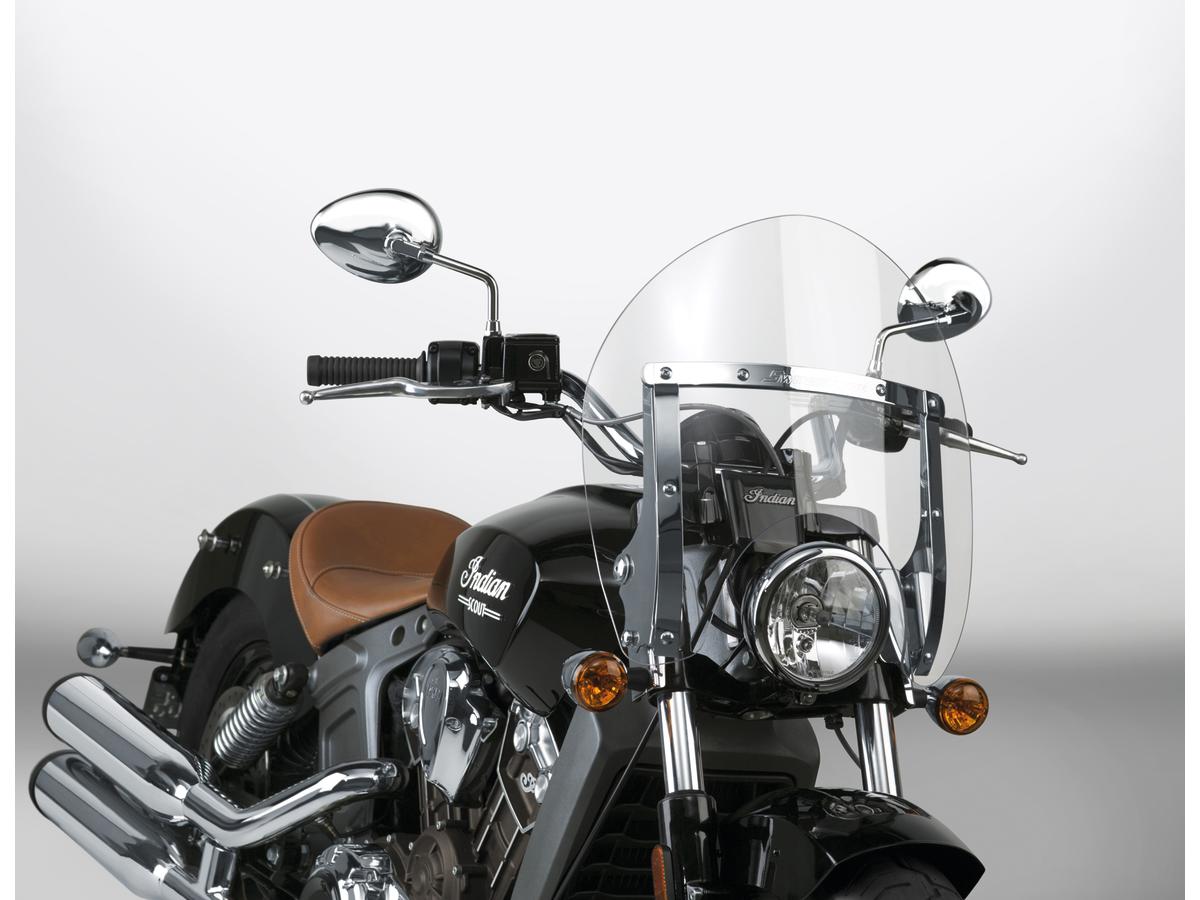 National Cycle Switch Blade Shorty Quick Release Windshield Height: 19", Width: 18,75" Clear National Cycle Default Title