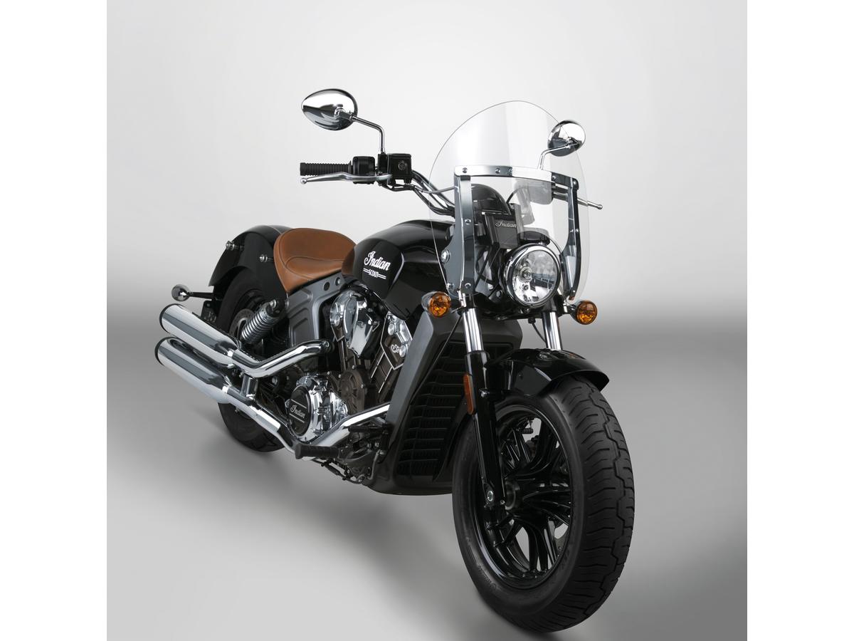 National Cycle Switch Blade Shorty Quick Release Windshield Height: 19", Width: 18,75" Clear National Cycle