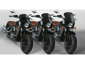 National Cycle Wave Qr® Quick Release Windshield Height: 10,5", Width: 21,5" Dark Smoke National Cycle