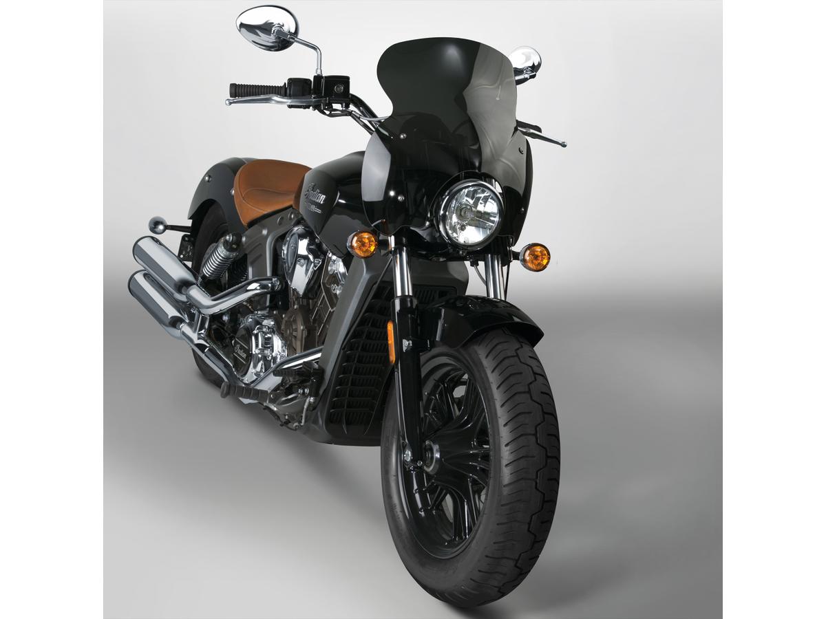 National Cycle Wave Qr® Quick Release Windshield Height: 10,5", Width: 21,5" Dark Smoke National Cycle