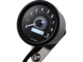 Daytona Japan Velona60 Tachometer Scale: 0 9000 Rpm Black Stainless Steel Daytona Japan