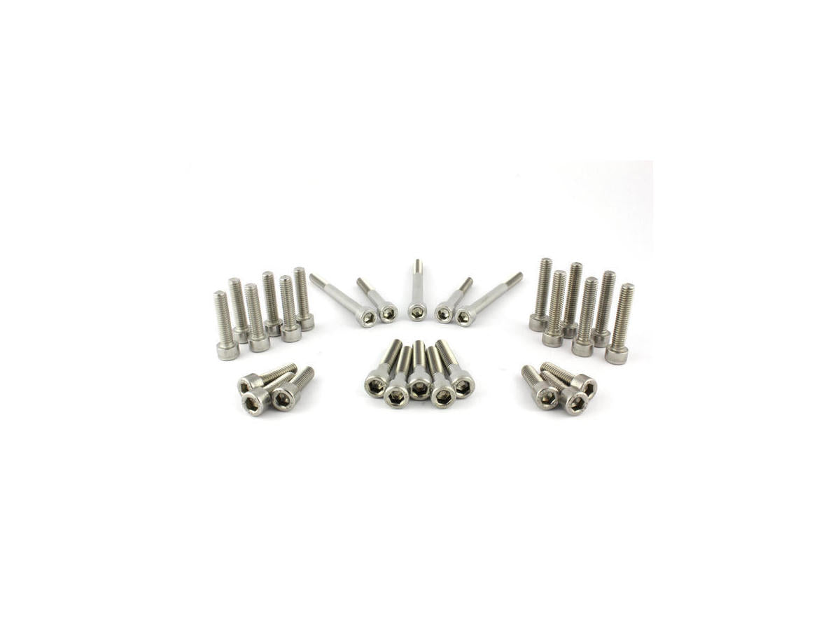 Screws4 Bikes Complete Engine Screw Kit Screws Are Supplied For Primary Cover, Plate Primary, Sprocket Cover, Cam Cover Stainless Steel Screws4 Bikes Default Title
