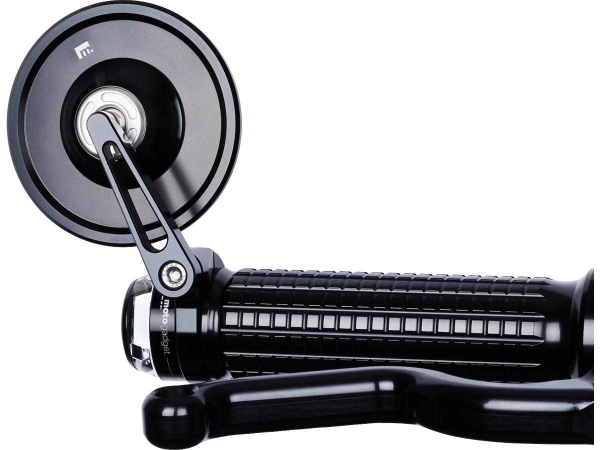 Motogadget Mo.View Spy Bar End Mirror Black, Anodized Motogadget