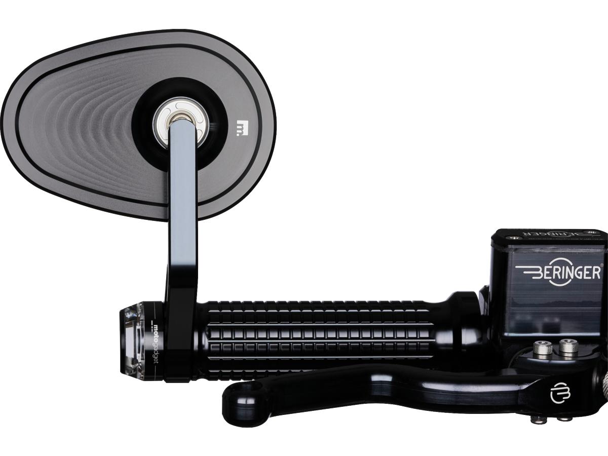 Motogadget Mo.View Road Bar End Mirror Black, Anodized Motogadget