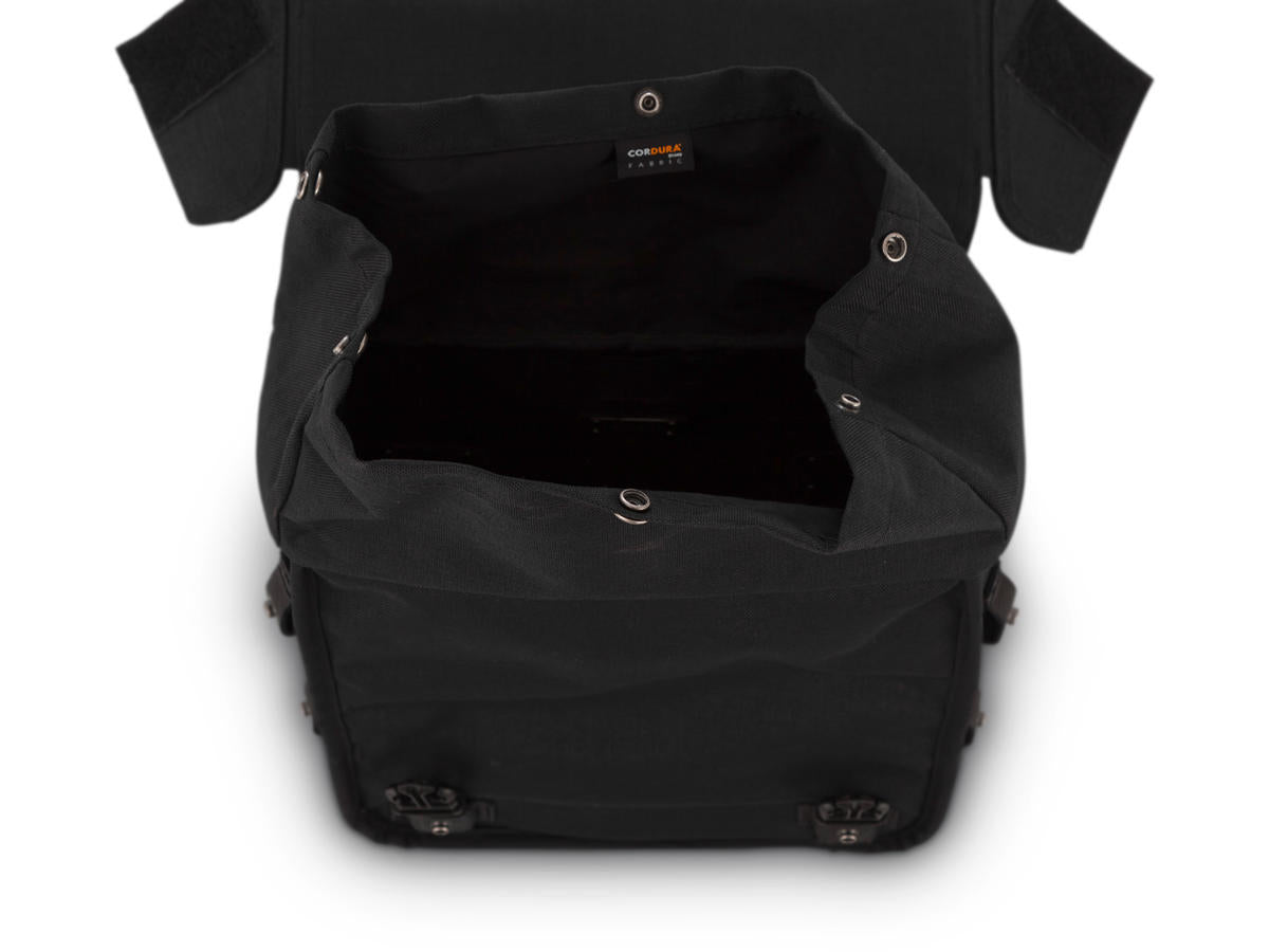 Burly Brand Voyager Throwover Saddlebags Black Burly Brand