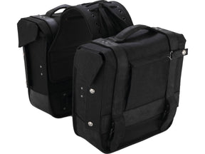 Burly Brand Voyager Throwover Saddlebags Black Burly Brand Default Title