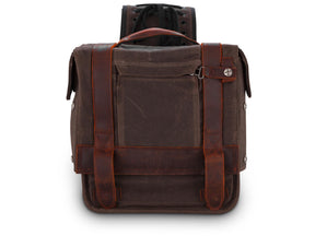 Burly Brand Voyager Throwover Saddlebags Dark Oak Burly Brand