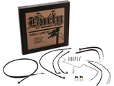 Burly Brand 13" Bagger Bar Cable Kit Black Vinyl Abs Burly Brand Default Title