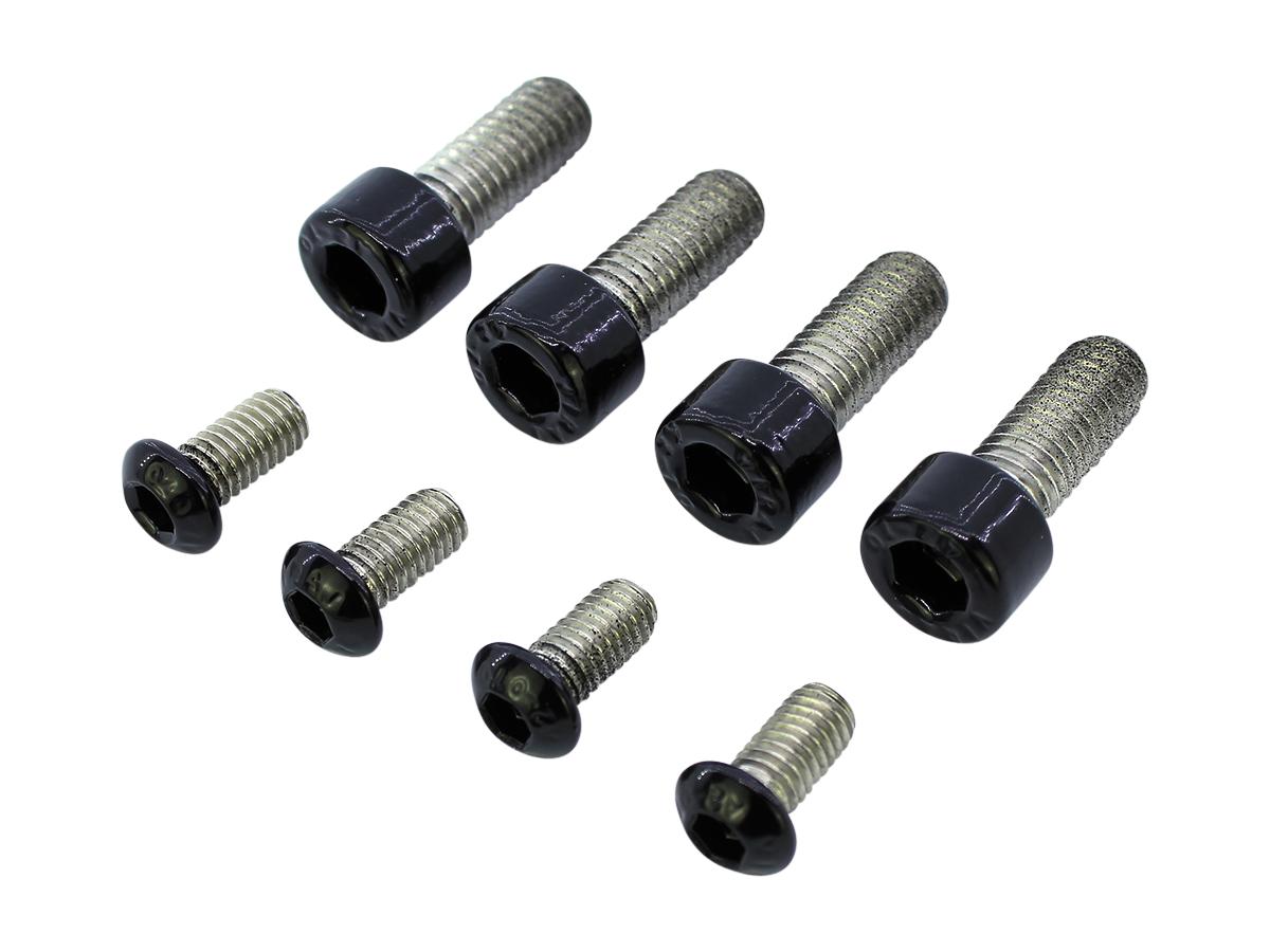 Screws4 Bikes Front Fender Screw Kits Gloss Black Powder Coated Screws4 Bikes Default Title
