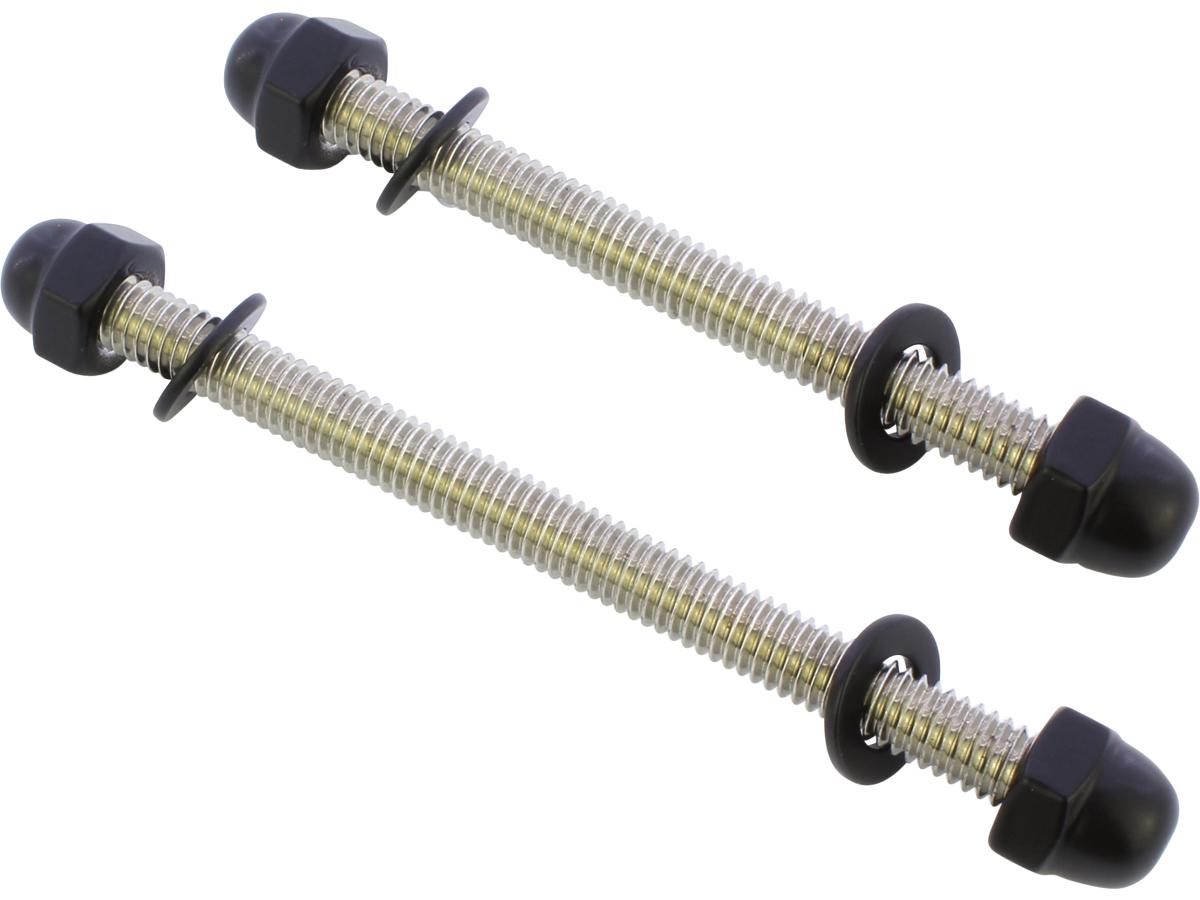 Screws4 Bikes Gas Tank Mounting Screw Kits Supplied Are 2 Threaded Rod, 4 Cap Nuts And 4 Washers Gloss Black Powder Coated Screws4 Bikes Default Title