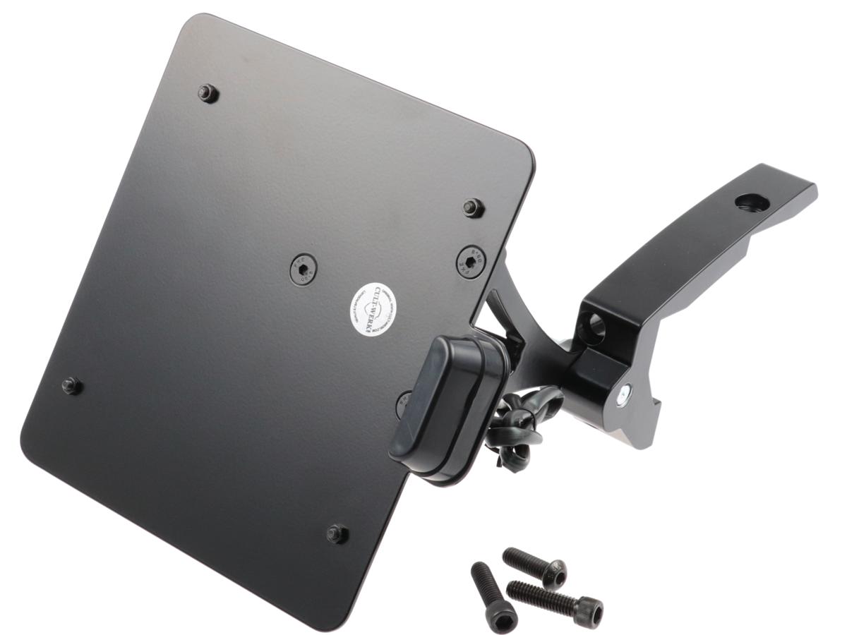 Cult Werk Sidemount License Plate Bracket Kit Austria 210 X 170 Mm Black Powder Coated Cult Werk Default Title