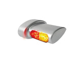Heinz Bikes Winglet Micro 3 In 1 Led Turn Signal/Tailight/Brake Light Chrome Satin Smoke Led Heinz Bikes Default Title
