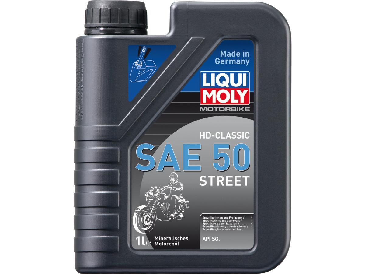 Liqui Moly Motorbike Hd Classic Street Engine Oil 1 Liter Api Sg Sae 50 Liqui Moly Default Title