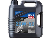Liqui Moly Motorbike 4 T Street Mineral Based Engine Oil 4 Liter Api Sg Api Sj Api Sl Jaso Ma2 Sae 20 W50 Liqui Moly Default Title
