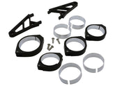 Highsider Highsider Cnc Alu Headlamp Bracket Set For 47+49+50+52+54 Mm Diameter, Black Highsider Default Title