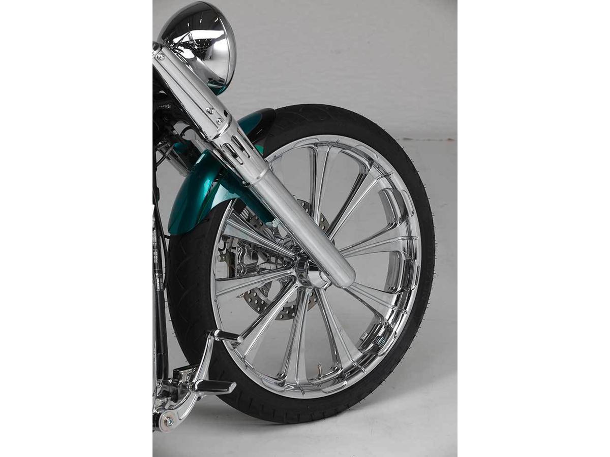 Performance Machine Revel Wheel Chrome 21" 3,50" Abs Dual Flange Front Performance Machine