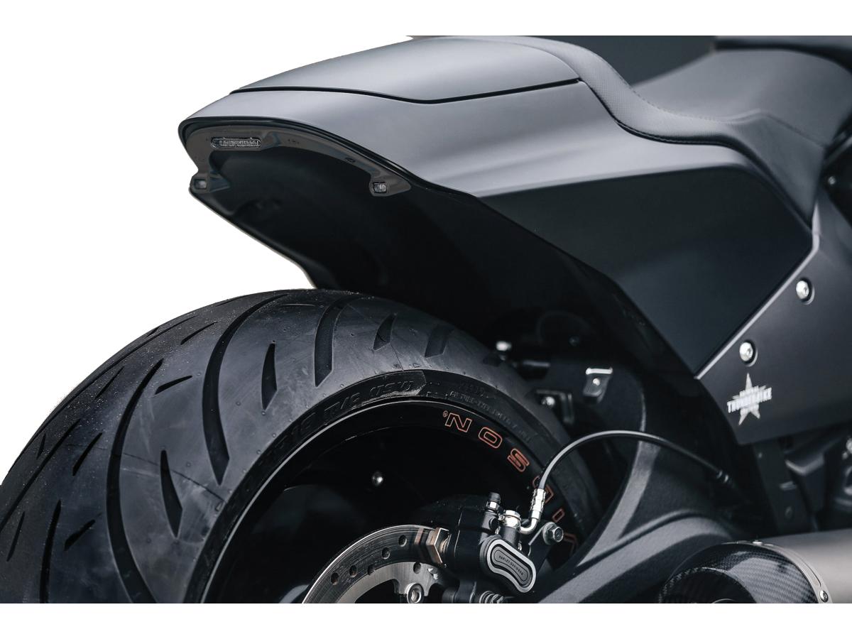 Thunderbike Fxdr Led Turn Signal/Taillight/Brake Light Kit With Bracket Black Powder Coated Clear Led Thunderbike