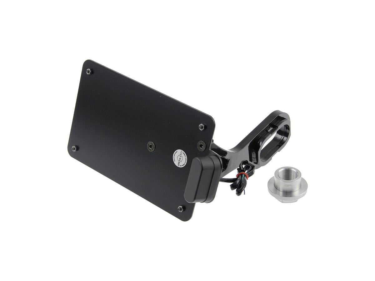 Cult Werk Sidemount License Plate Bracket Kit France 210 X 130 Mm Black Powder Coated Cult Werk Default Title