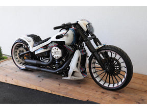 Cult Werk Racing Radiator Cover For Softail Models Frame Cover Ready To Paint Cult Werk