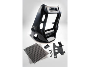 Cult Werk Racing Radiator Cover For Softail Models Frame Cover Gloss Black Cult Werk Default Title