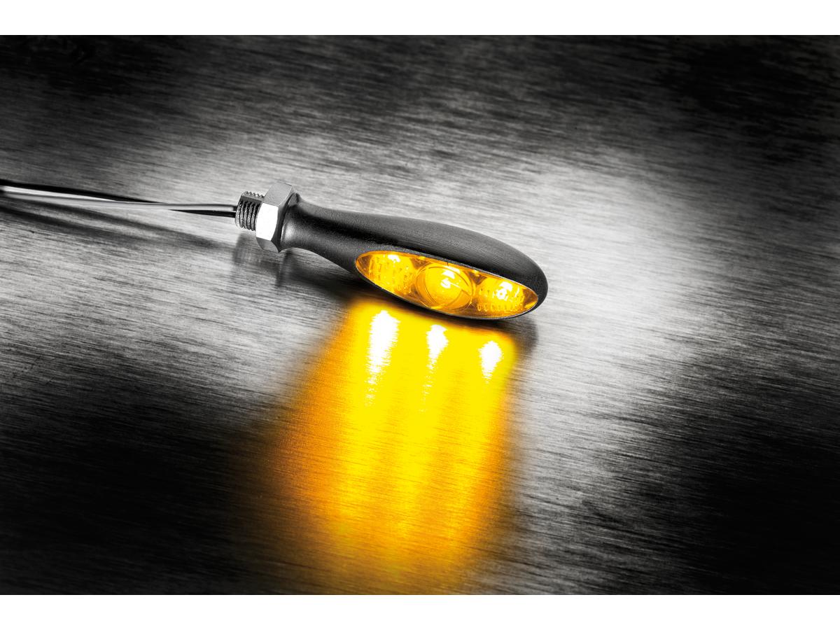 Kellermann Micro S Dark Led Turn Signal Black Tinted Led Kellermann