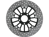 Thunderbike Round 340 Mm Floated Brake Disc Spoke Black Satin Front Thunderbike Default Title