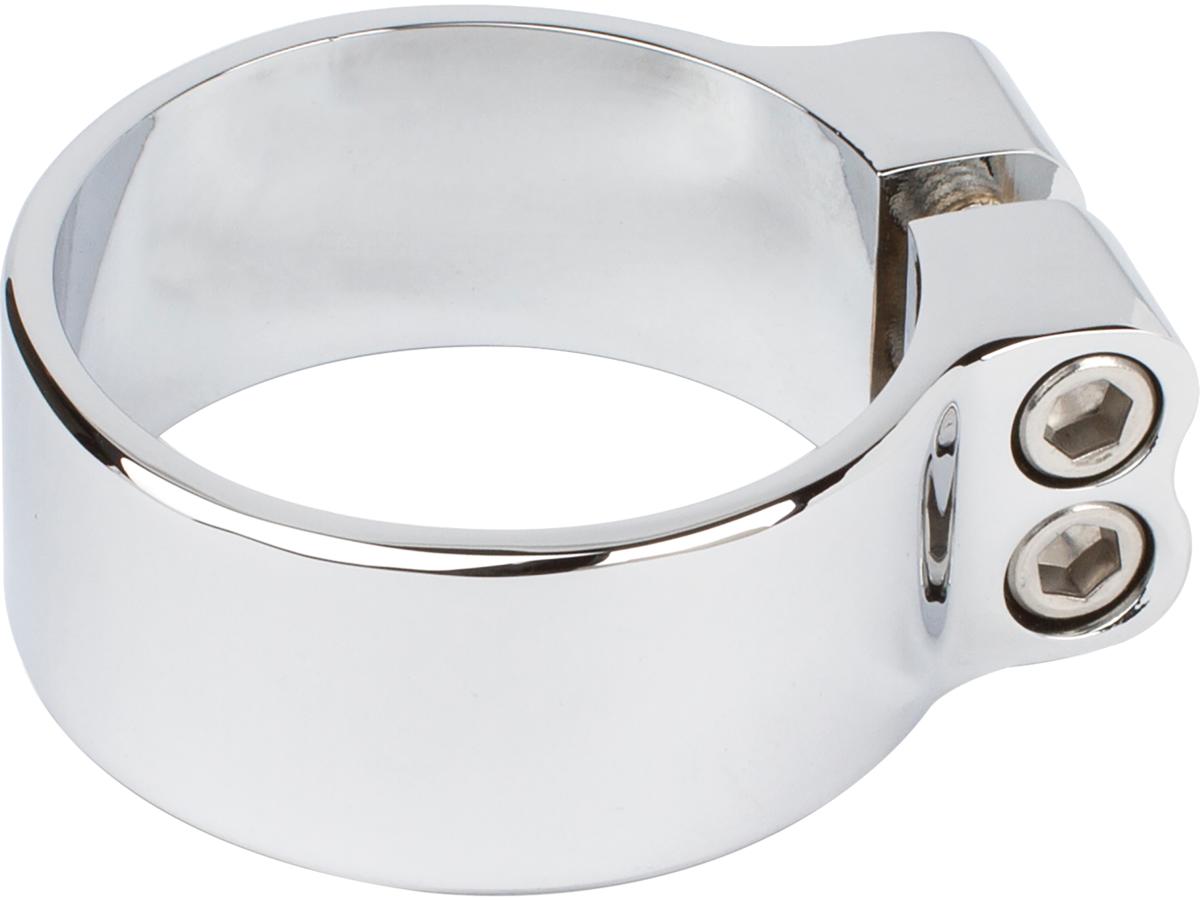Arlen Ness Radius Bagger Exhaust Clamp 2 1/2" Inner Diameter Chrome Arlen Ness Default Title