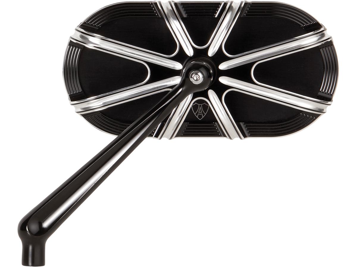 Arlen Ness 10 Gauge Forged Billet Mirror Black Anodized Left Arlen Ness Default Title