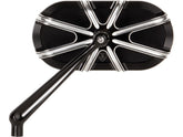 Arlen Ness 10 Gauge Forged Billet Mirror Black Anodized Right Arlen Ness Default Title