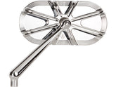Arlen Ness 10 Gauge Forged Billet Mirror Chrome Right Arlen Ness Default Title