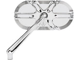 Arlen Ness Deep Cut Caged Series Forged Billet Mirror Chrome Left Arlen Ness Default Title
