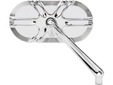 Arlen Ness Deep Cut Caged Series Forget Billet Mirror Chrome Right Arlen Ness Default Title