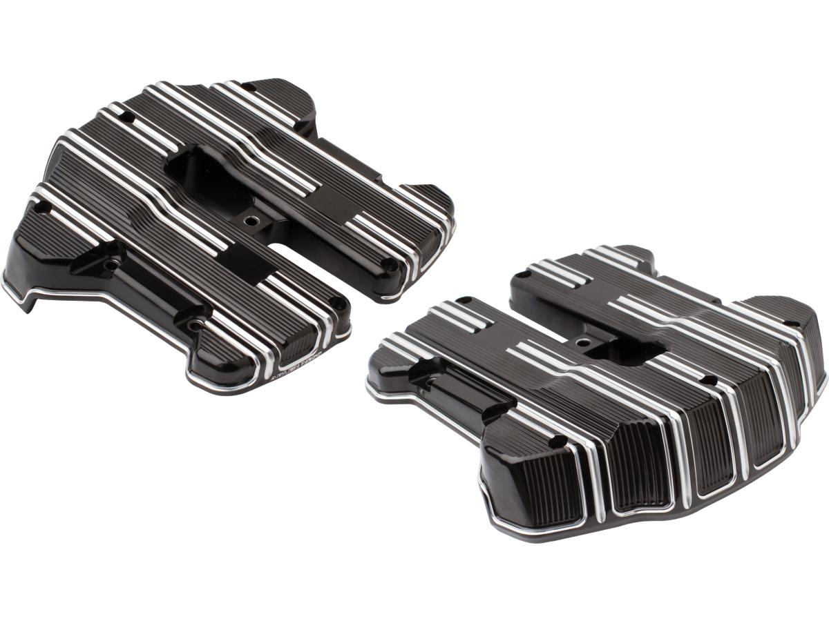 Arlen Ness 10 Gauge Rocker Box Cover Black Cut Anodized Arlen Ness Default Title
