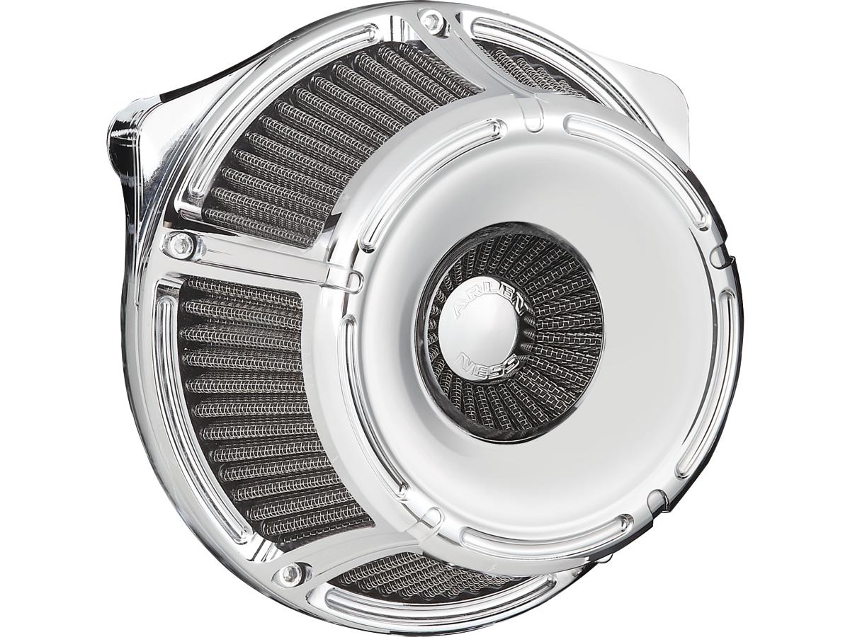 Arlen Ness Slot Track Inverted Series Air Cleaner Chrome Arlen Ness Default Title