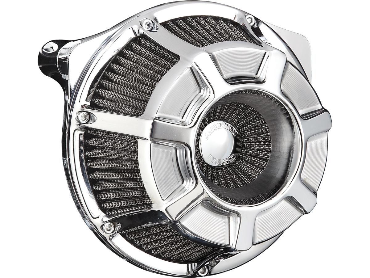 Arlen Ness Beveled Inverted Series Air Cleaner Chrome Arlen Ness Default Title