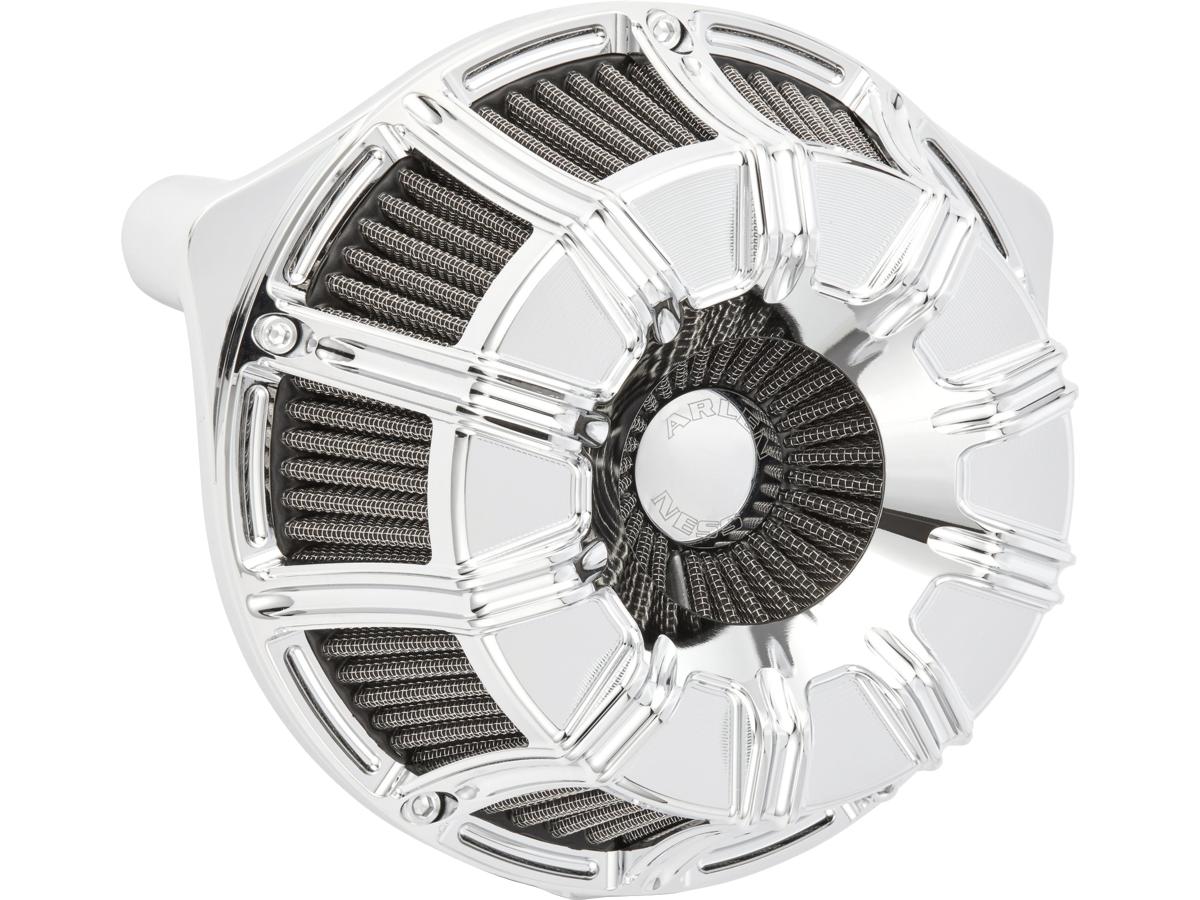 Arlen Ness 10 Gauge Inverted Series Air Cleaner Chrome Arlen Ness Default Title