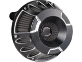 Arlen Ness Deep Cut Inverted Series Air Cleaner Black Anodized Arlen Ness Default Title