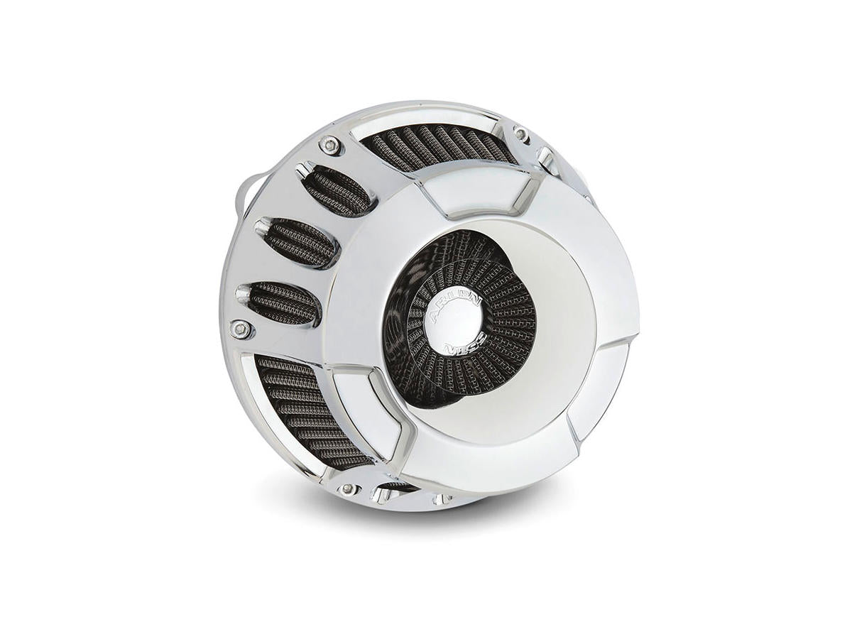 Arlen Ness Deep Cut Inverted Series Air Cleaner Chrome Arlen Ness Default Title