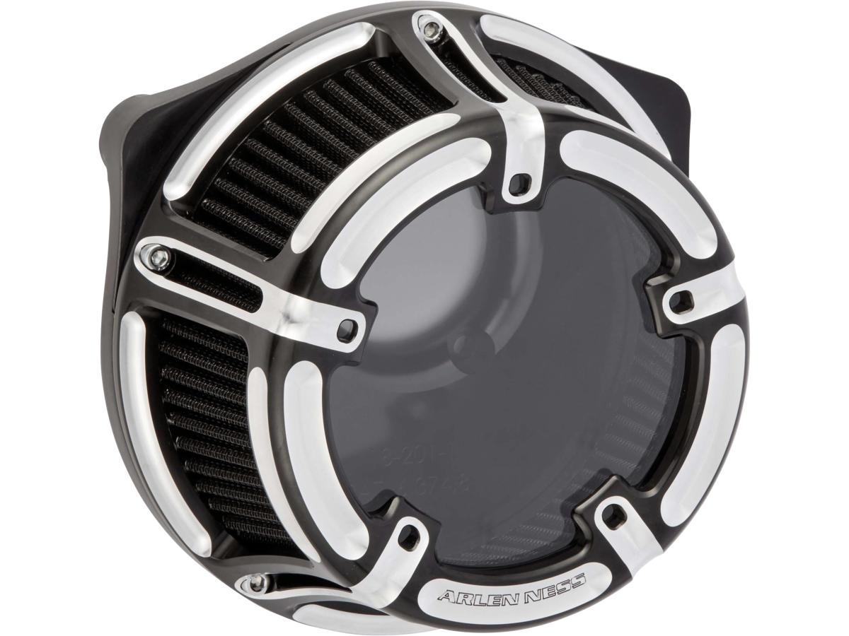 Arlen Ness Method™ Clear Series Air Cleaner Black Cut Anodized Arlen Ness Default Title