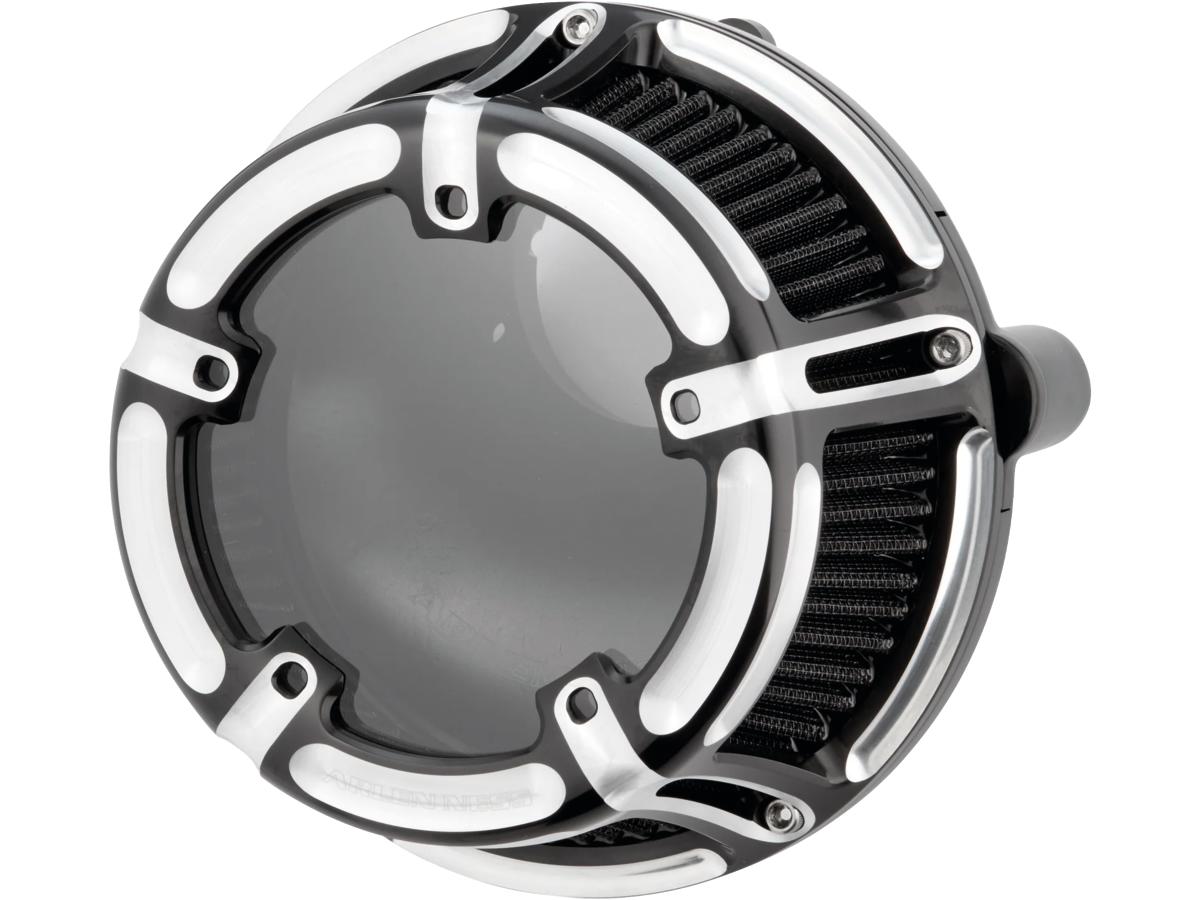 Arlen Ness Method™ Clear Series Air Cleaner Black Cut Anodized Arlen Ness