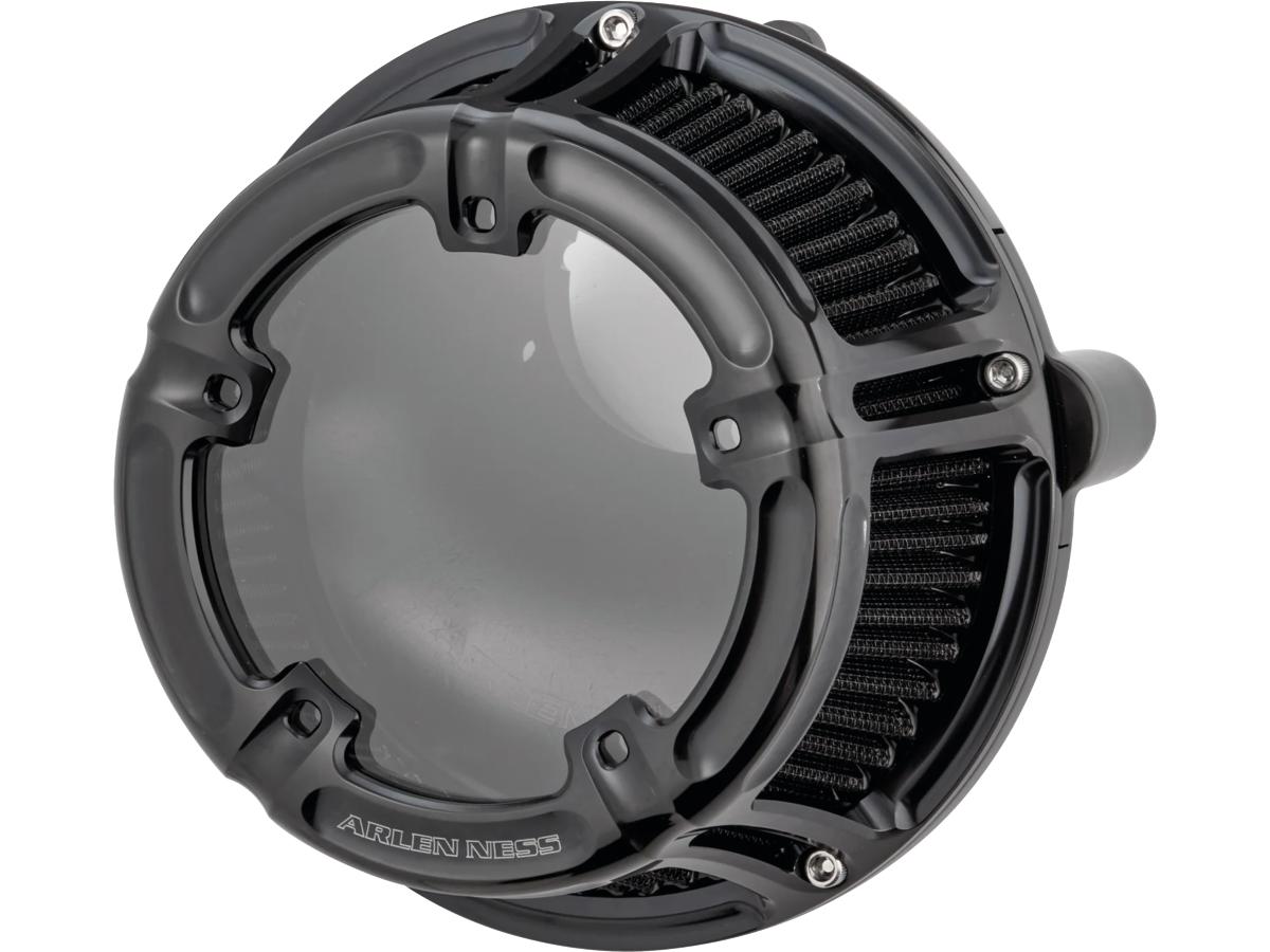 Arlen Ness Method™ Clear Series Air Cleaner Black Anodized Arlen Ness