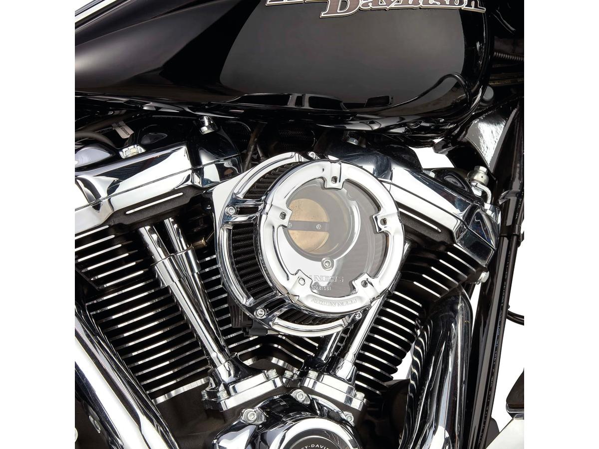 Arlen Ness Method™ Clear Series Air Cleaner Chrome Arlen Ness