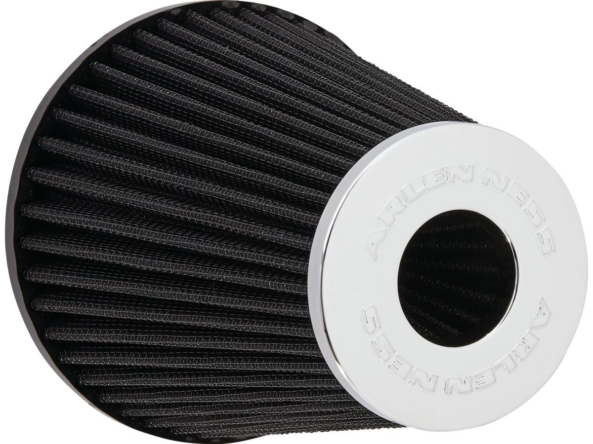 Arlen Ness Monster Sucker Replacement Air Filter Black Chrome Arlen Ness Default Title