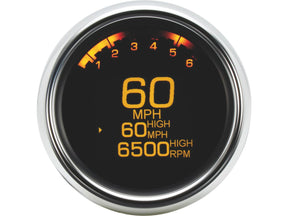 Dakota Digital 3 3/8" Mlx 3000 Series Speedometer/Tachometer Scale: 250 Mph; 250 Km/H; Scale Color: Black Dakota Digital