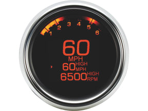 Dakota Digital 3 3/8" Mlx 3000 Series Speedometer/Tachometer Scale: 250 Mph; 250 Km/H; Scale Color: Black Dakota Digital