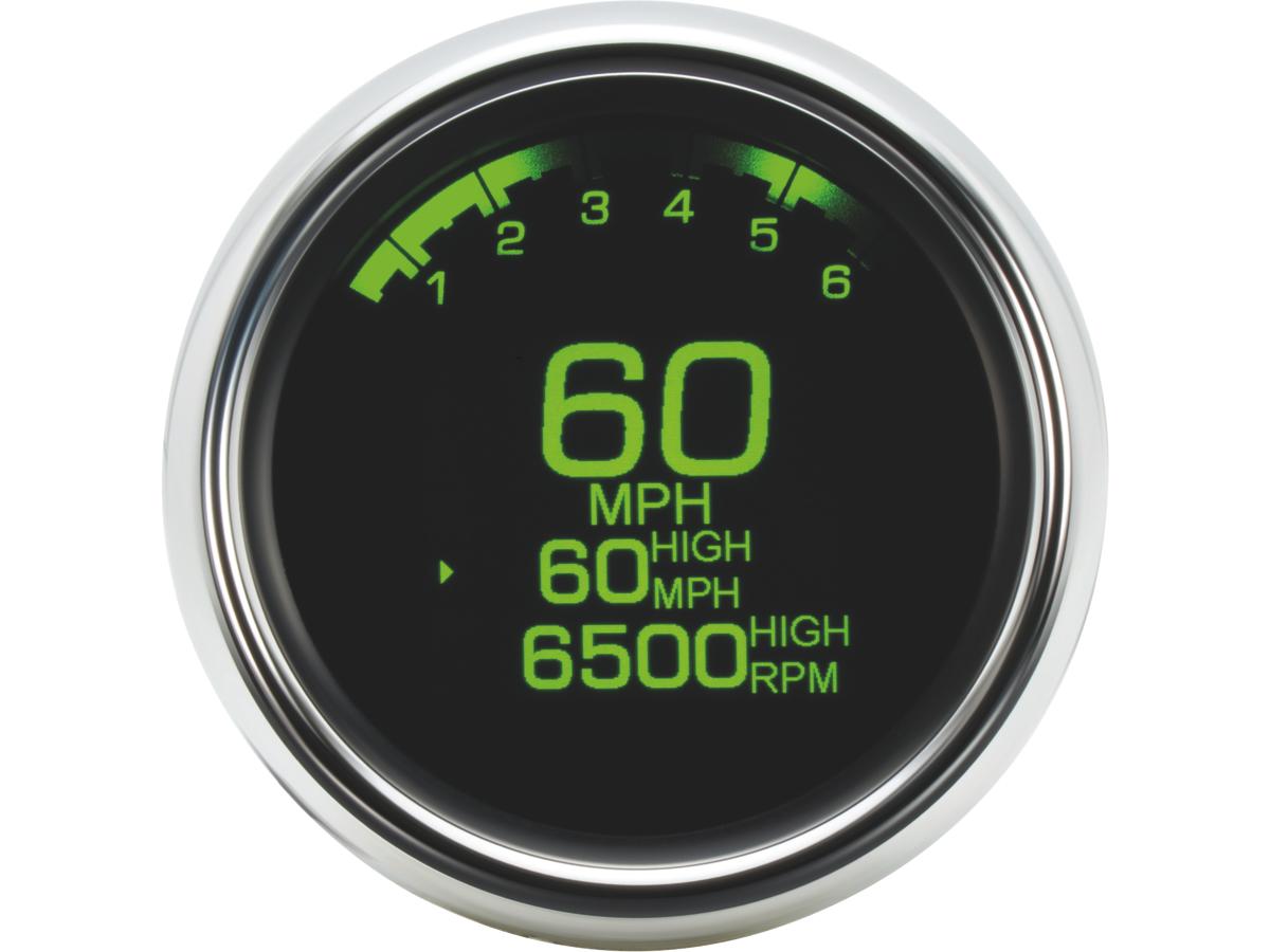 Dakota Digital 3 3/8" Mlx 3000 Series Speedometer/Tachometer Scale: 250 Mph; 250 Km/H; Scale Color: Black Dakota Digital