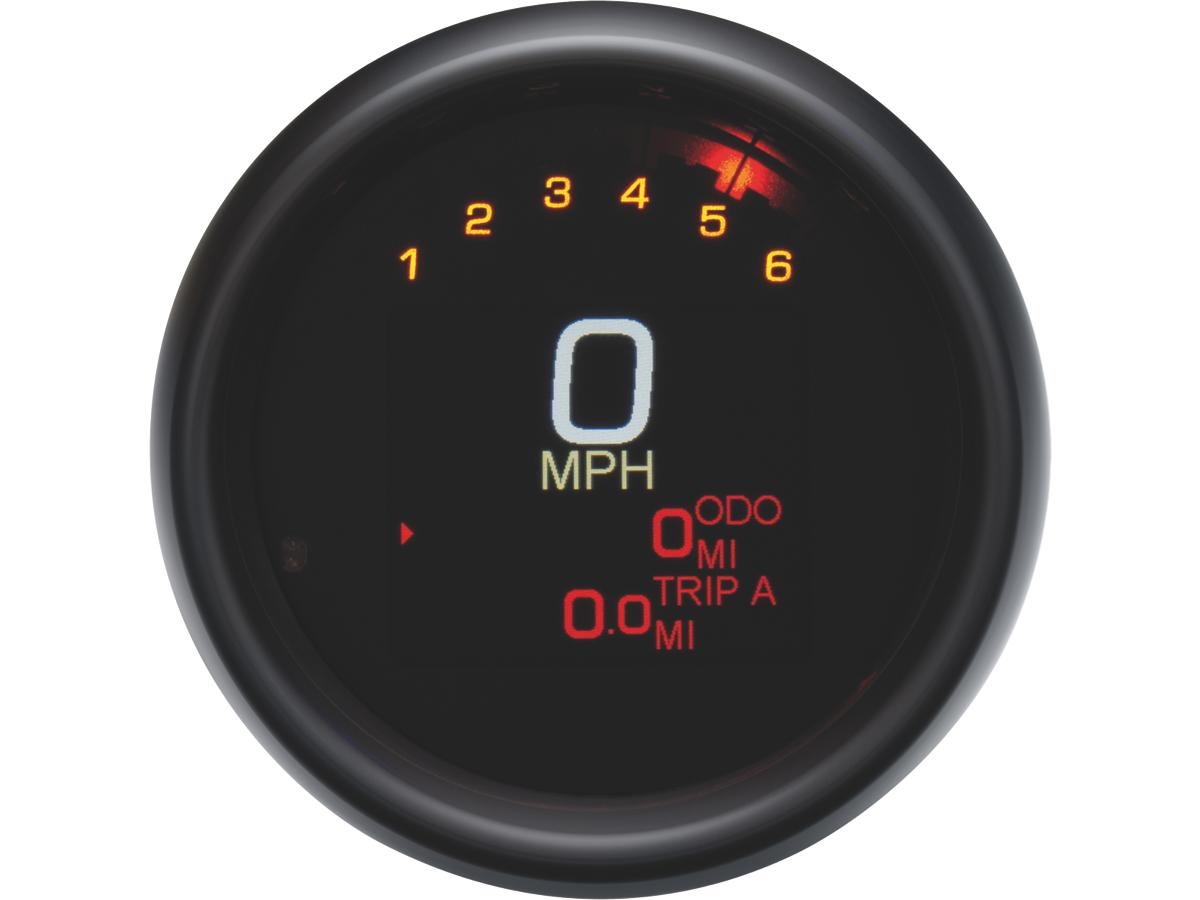 Dakota Digital 3 3/8" Mlx 3000 Series Speedometer/Tachometer Scale: 250 Mph; 250 Km/H; Scale Color: Black Dakota Digital