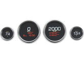 Dakota Digital Mlx 8400 Dresser And Bagger Direct Plug In 4 Gauge Kit Chrome Bezel Dakota Digital Default Title